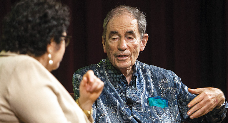 Albie Sachs in conversation with Justice Sonia Sotomayor at the Guarini Institute Launch Event