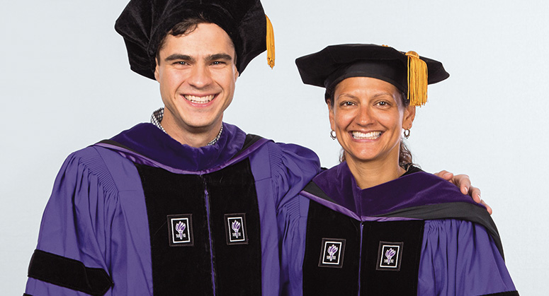 Latinx Rights Scholar Robert Hunter was hooded by Assistant Dean Lisa Hoyes ’99
