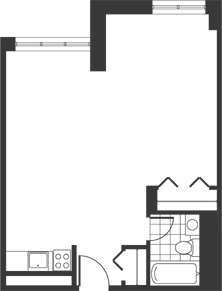 Floor plan for apartment type A