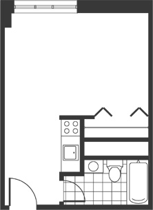 Floor plan of apartment type J