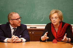 Samuel Rascoff and Dorit Beinisch