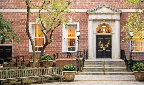 Front door of Vanderbilt Hall