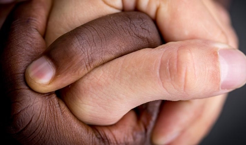 hands intertwined