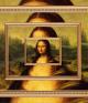 Copies of paintings of the Mona Lisa on top of one another