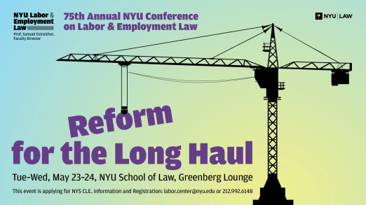NYU Labor Annual Conference Banner with no logos