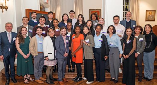 Large group of attendees at NYU Law's 2024 Scholarship Reception