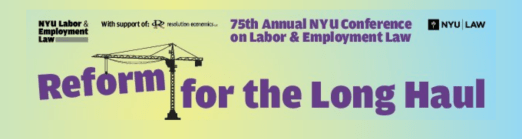 Banner for the 75th Annual Labor Conference