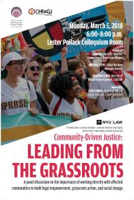 Community Driven Justice Poster