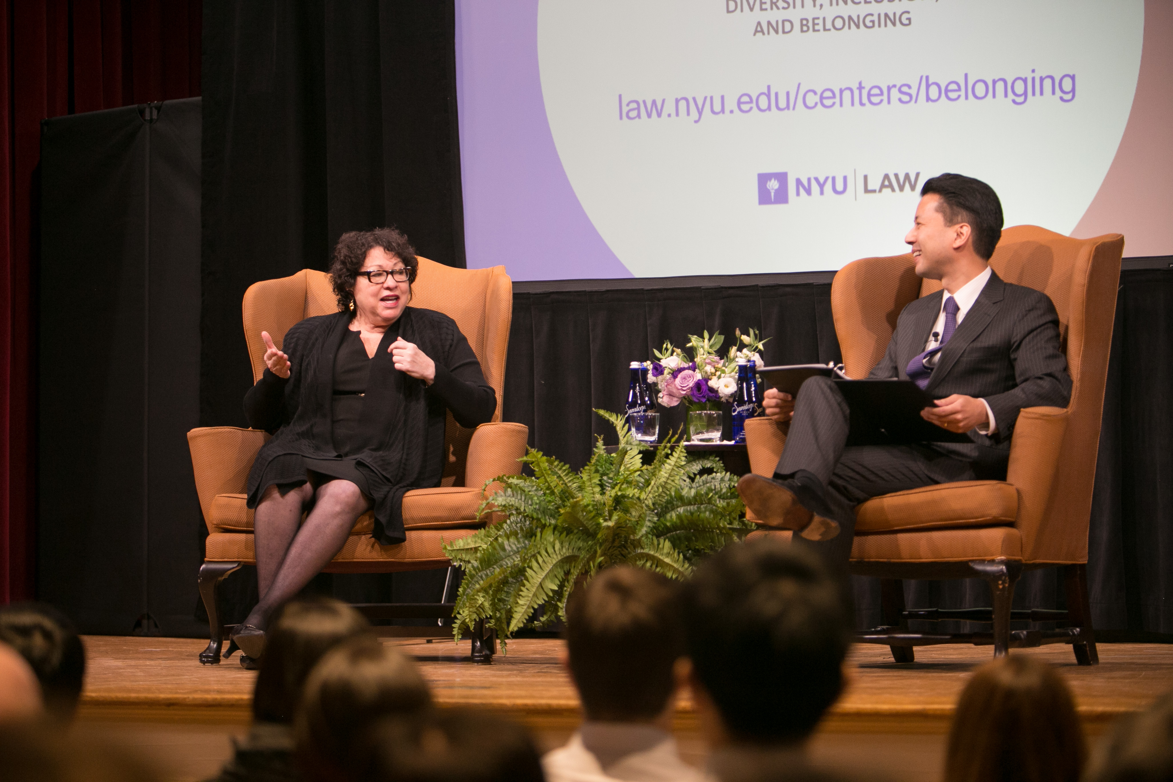  Justice Sotomayor and Professor Yoshino engage in discussion
