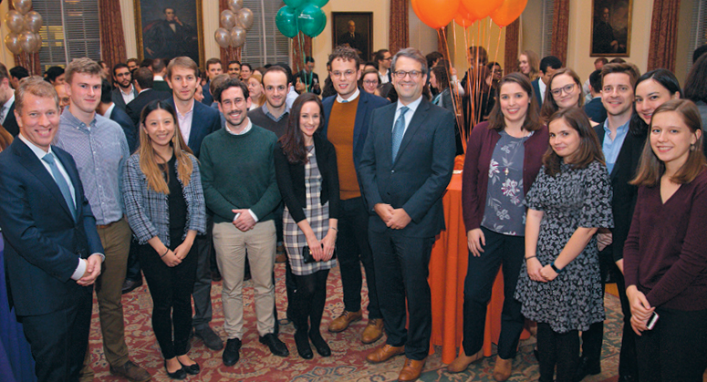 Furman Academic and Furman Public Policy Scholars with the Honorable Jesse Furman