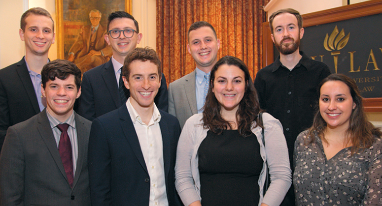 Wilf Scholars with NYU Law Trustee Elana Wilf Tanzman ’12