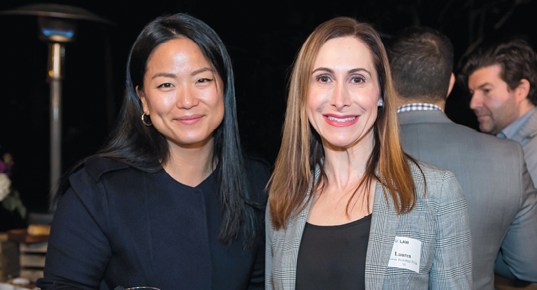 Los Angeles Agnes Park ’04 and Lauren Reisman Polak ’01