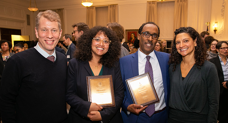 Trevor Morrison, Sienna Fontaine, Earl Ward, Lisa Hoyes standing together