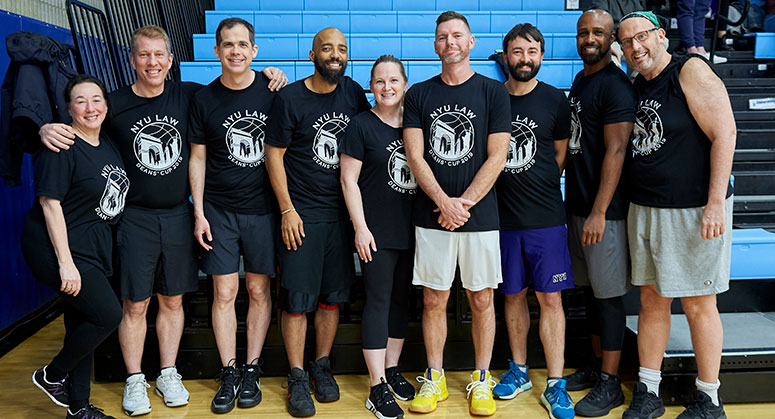 Faculty and staff who played for NYU Law during the 2019 Dean's Cup