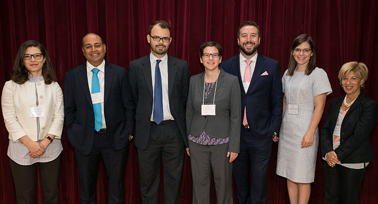 The 2018 Grunin Prize finalists posing together