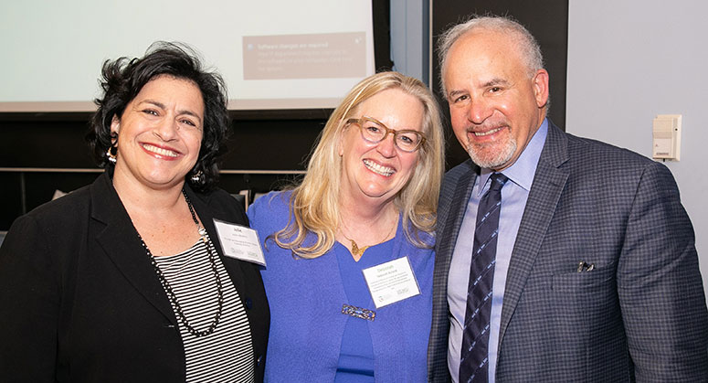 Deborah Burand with Conference Attendees