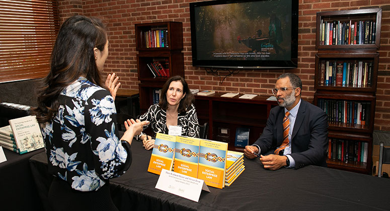 Steven Dean and Sara Brakman Reiser at Book Signing