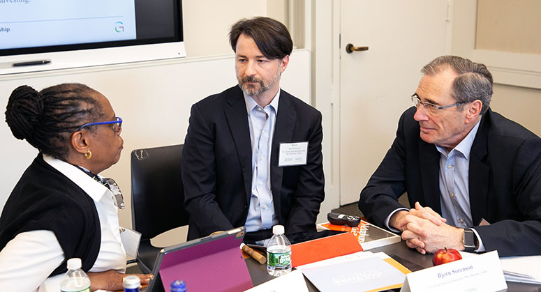 Susan Jones, Bjorn Sorensen, and Ira Nordlicht at Conference Workshop