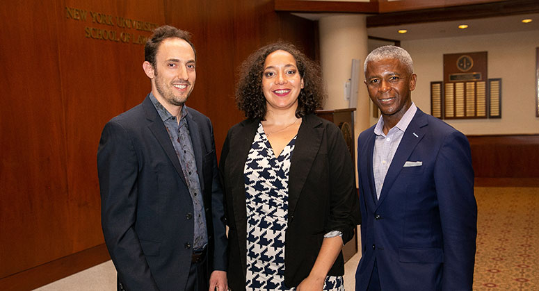 Aaron Bourke, Siri Nelson, and John Simpkins at Closing Session