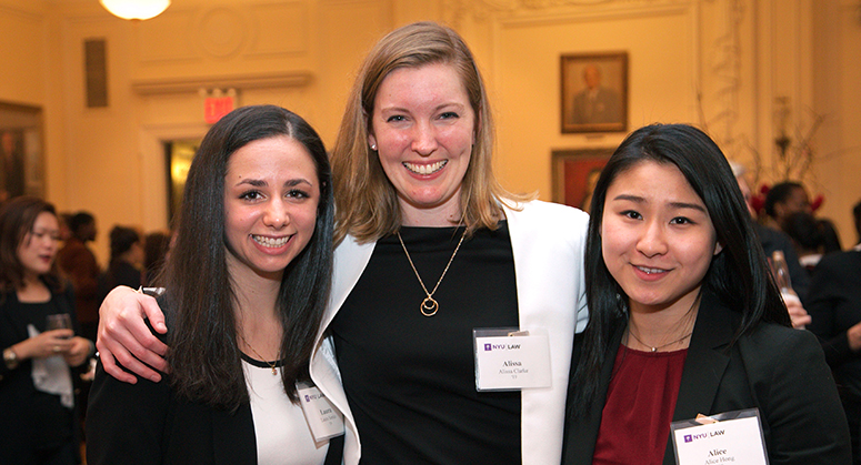 Laura Sorice ’19, Alissa Clarke ’19, Alice Hong ’19