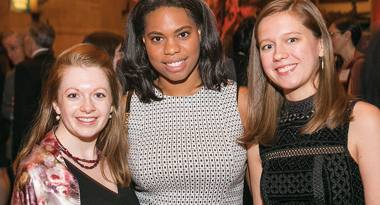 Alison Perry ’19, Isa Herrera Moya ’19, and Sarah Coco ’19