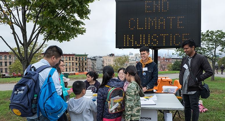 Climate Museum exhibition