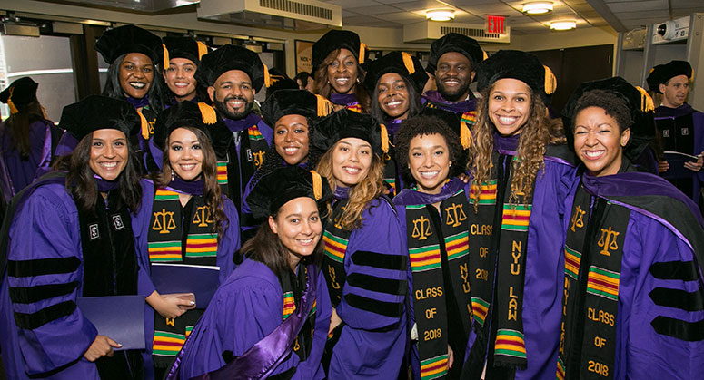 Graduating Law students celebrate at Madison Square Garden