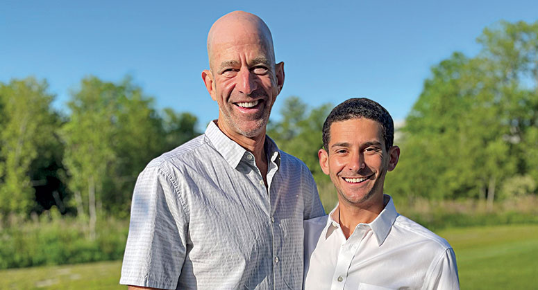 Zachary A. Krooks ’21 with his father, Bernard Alan Krooks LLM ’88