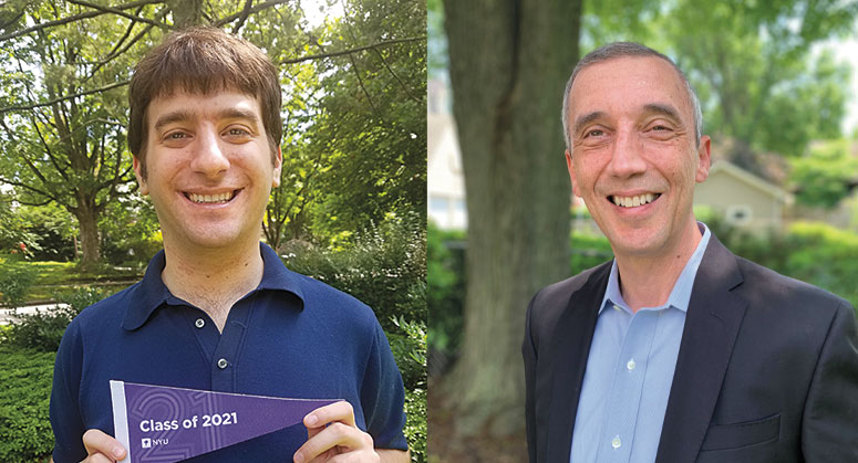 Matthew S. Rublin ’21 and his uncle, Joel S. Rublin ’80