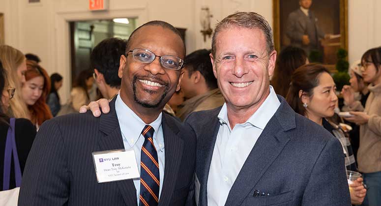 Dean Troy McKenzie ’00 and Andy Appelbaum ’91