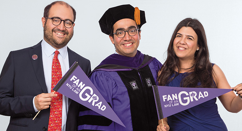 Raymundo Treves with his siblings, Renato Treves LLM ’12, and Eva Paloma Treves LLM ’17