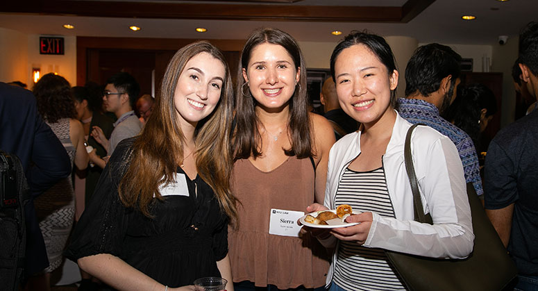 Students at the LACA and LAA Diversity Reception