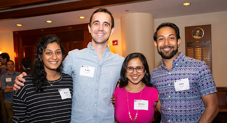 students at the LACA and LAA Diversity Reception