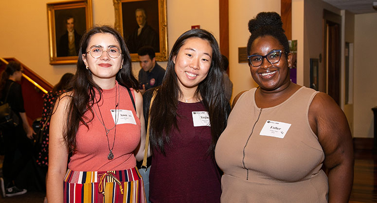 Students at the LACA and LAA Diversity Reception