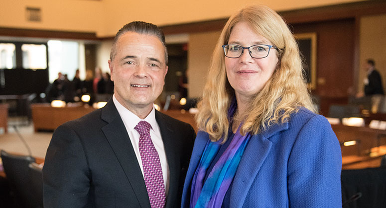 Joseph Hunt, Assistant Attorney General, Civil Division, U.S. Department of Justice and Jennifer Arlen ’86, Faculty Director, Program on Corporate Compliance and Enforcement