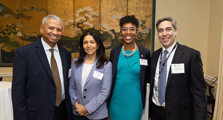 Lenel Hickson, deputy regional counsel of the Commodity Futures Trading Commission (CFTC); Manal Sultan, CFTC deputy director; Vanessa Avery, US attorney for the District of Connecticut; and Gates Hurand, chief council to the CFTC commissioner.