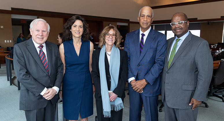 John Rogers, Lisa Shalett, Karen Brenner, Lloyd Campell and Stephen Brown