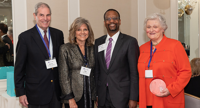 Dean Troy McKenzie ’00, Janet Hall ’73, and other alumni, Reunion 2023