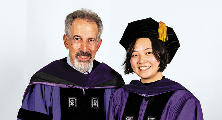 SULLIVAN & CROMWELL PUBLIC INTEREST SCHOLAR (ROOT-TILDEN-KERN PROGRAM) Celine Zhu was hooded by NYU School of Law Trustee Kenneth Raisler ’76