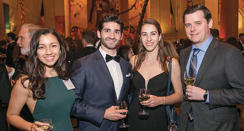 AnBryce Program Scholarship: Mary Guyer ’20, Tyler Lee ’20, Jenny Lotova ’20, and Christopher Keller ’20