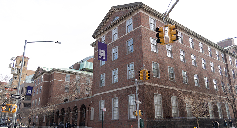 Corner facade of Vanderbilt Hall 