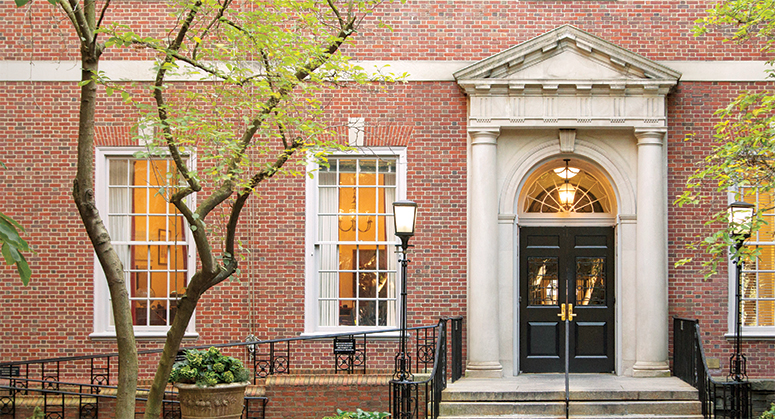 Front door of Vanderbilt Hall 