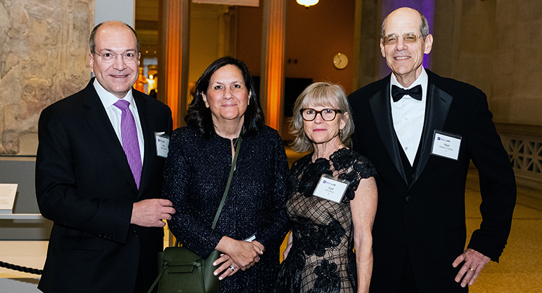 Two men and two women at Weinfeld Gala