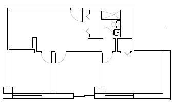 Floor plan of apartment type H1-U