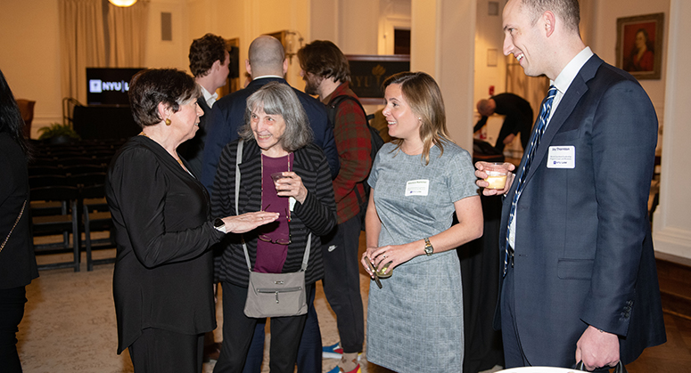 Attendees at Helen Scott's retirement celebration