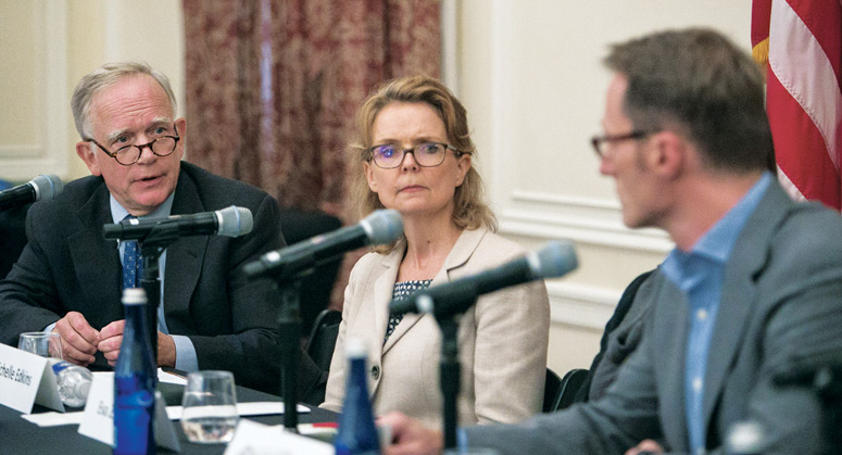 Wendell Willkie II, Michelle Edkins, and Charles Penner