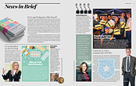 News in Brief magazine spread