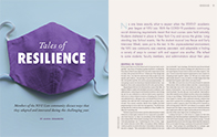 Tales of Resilience magazine feature spread
