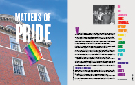 Stonewall magazine feature spread