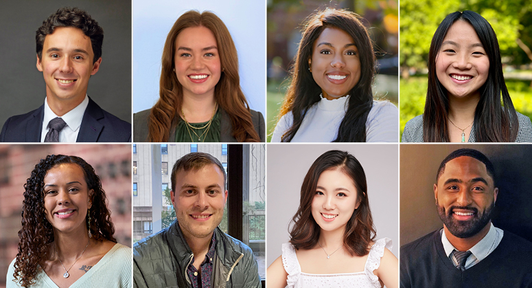 Headshots of law students